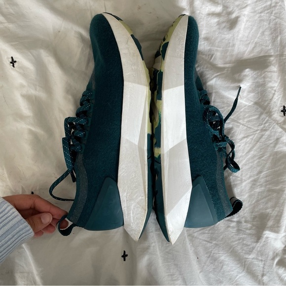 Allbirds | Women's Wool Flyer Mizzles Teal Tennis Shoe Wool sz 10.5 - Picture 6 of 12